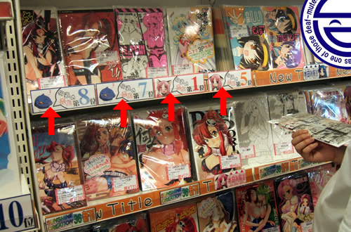 メッセサンオー3号店の同人誌ランキングで、グレンラガンの同人誌4つがランク入り