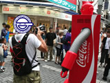 ベンディングマシンレッドの顔のアップを撮影中?