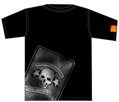 まりたんデスカードTシャツ