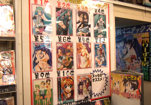 メッセサンオー3号店の同人誌ランキング
