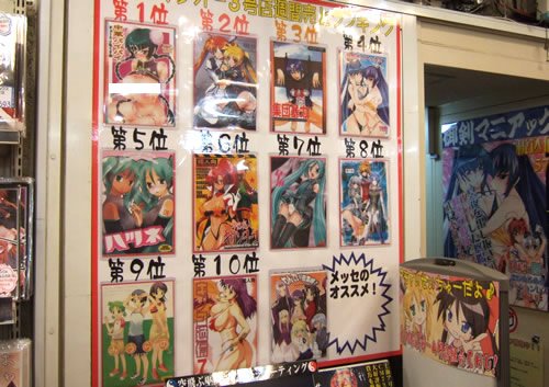メッセサンオー3号店の同人誌ランキング